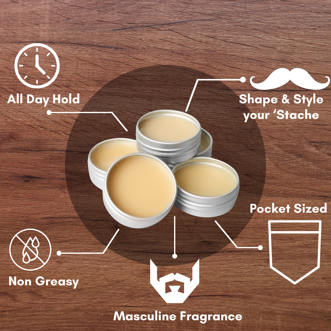 GENTS FINE GROOMING PRODUCTS – wholesale Beard styling product – Gents Mustache Wax – Strong Hold 7