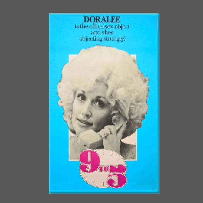 Ba Ba Buttons - Vendita all'ingrosso Calamite - Da 9 a 5, magnete, pulsante, specchio, magnete per frigorifero, DOLLY PARTON