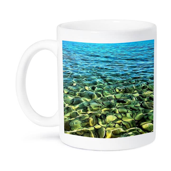 3dRose - Wholesale Coffee Mug - 3dRose, Turkish Aegean Seashore Artistic Abstract, Mug8