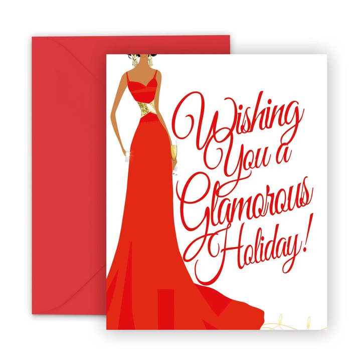 Cartão de férias glam por atacado de Paper Rehab