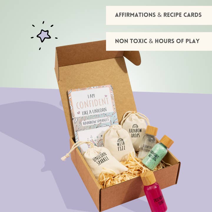 The Little Potion Co - Wholesale DIY craft kit – Child - Rainbow Sparkles - Mindful Potion Kit1