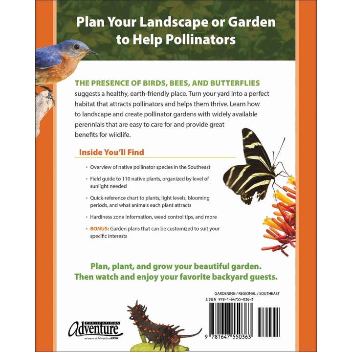 AdventureKEEN - Wholesale Book - Adult - Native Plant Gardening: Southeast