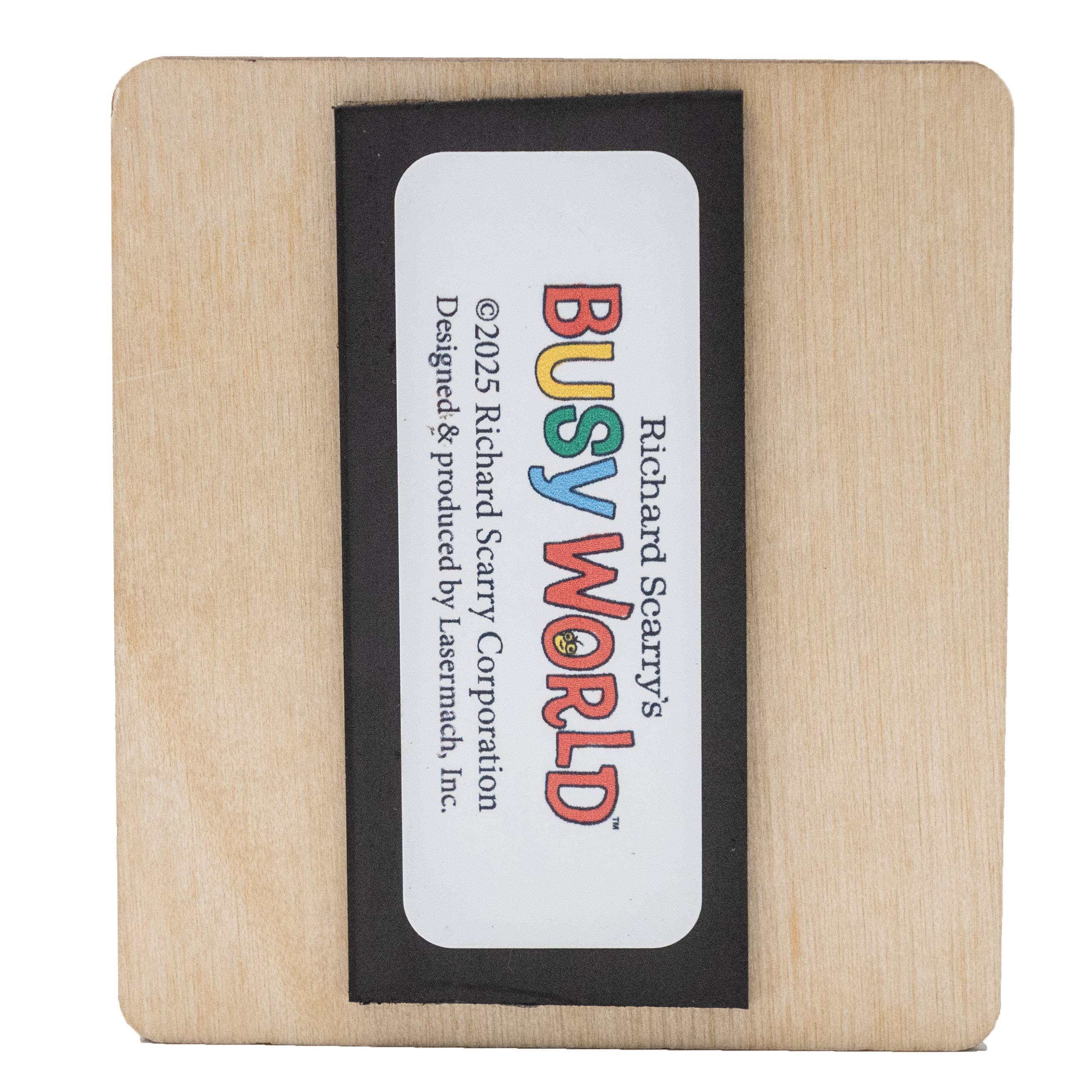 LaserMach - Wholesale Magnet - Richard Scarry Wood Magnet- Busy Town 1