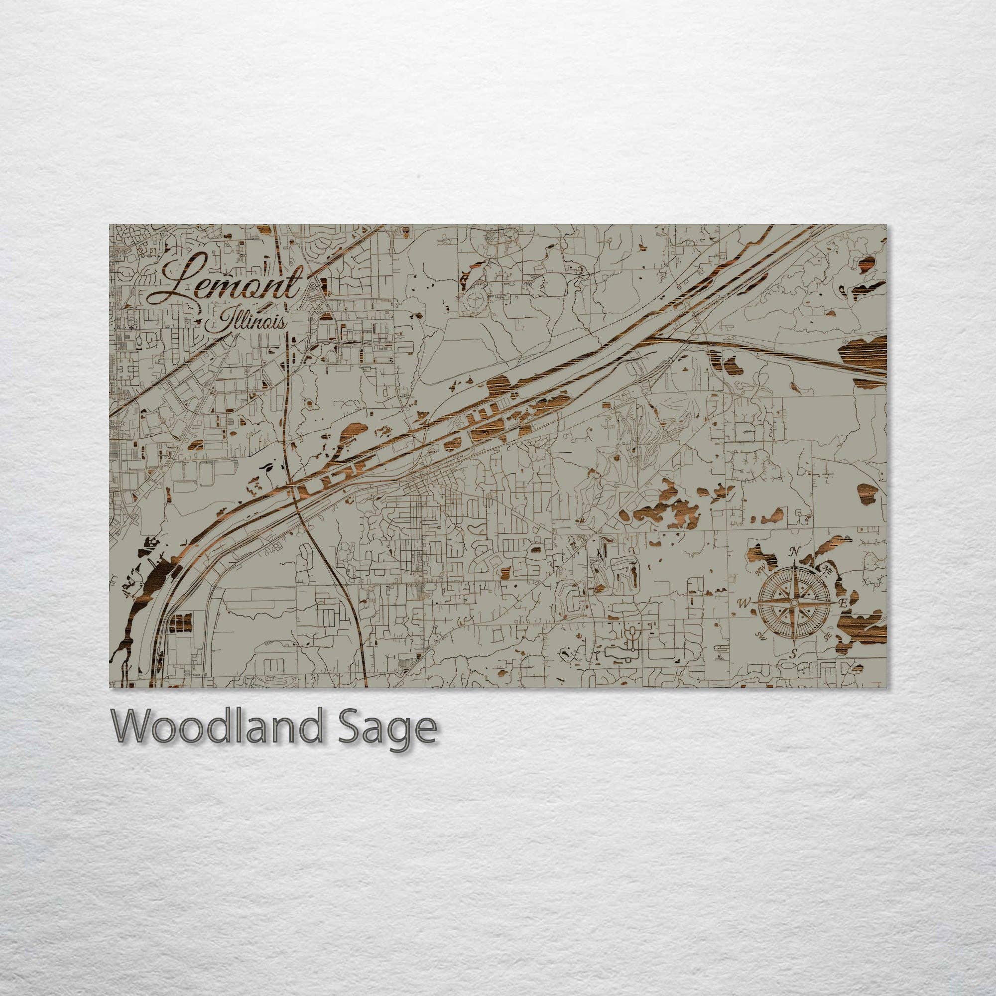 Fire & Pine - Wholesale Map - Illinois: Lemont  Street Map1