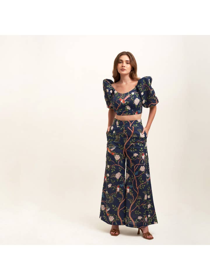 JUAJUA - Vendita all'ingrosso Pantalone - Donna - Pantaloni Hummingbird Haven Palazzo