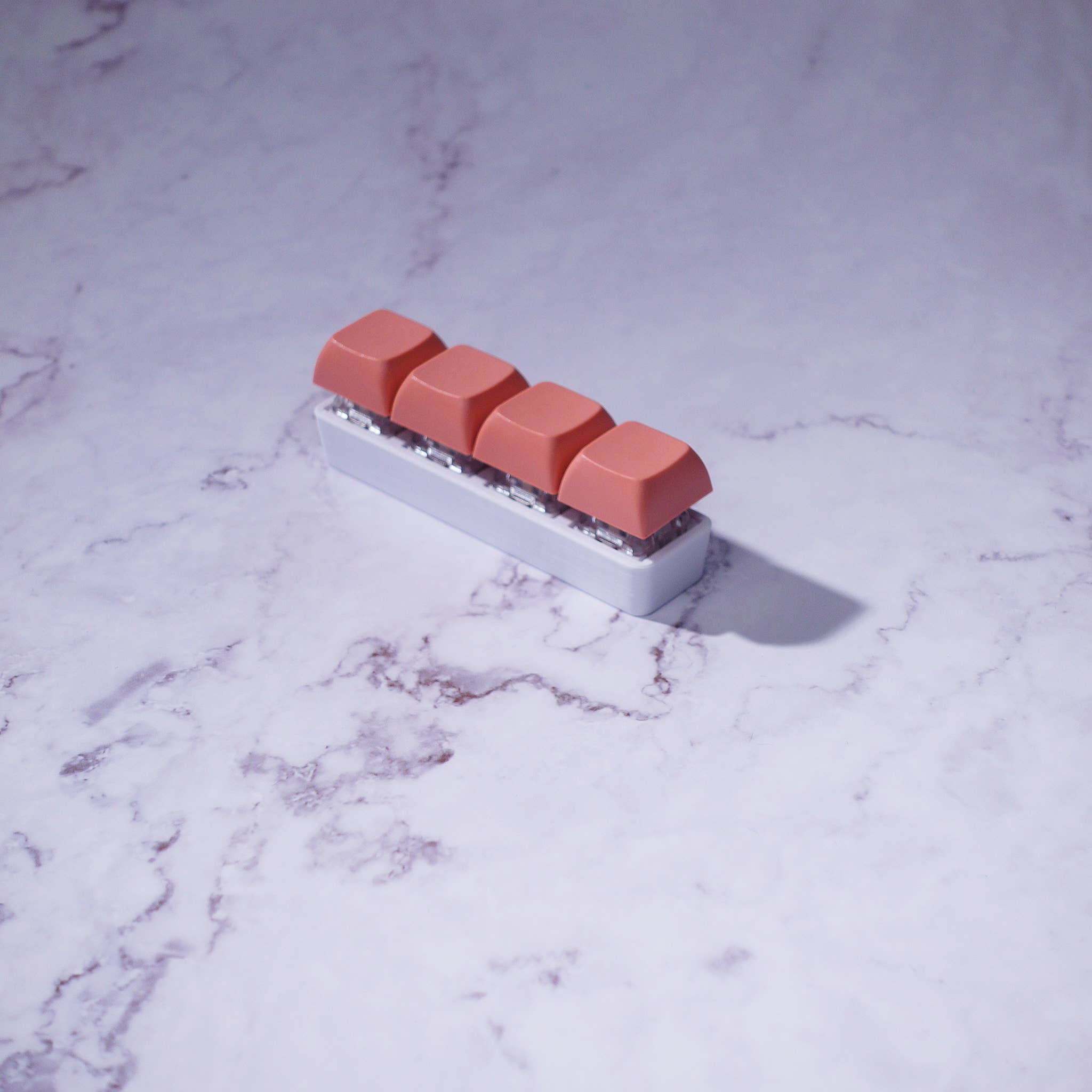 Strudel3D - Wholesale Fidget Toy - Kids - 4 Key Mechanical Keyboard Fidget Keychain1