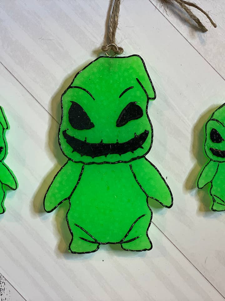 Oogie Boogie Car Freshie Set with vent clips for wholesale by Sassy Fras Couture