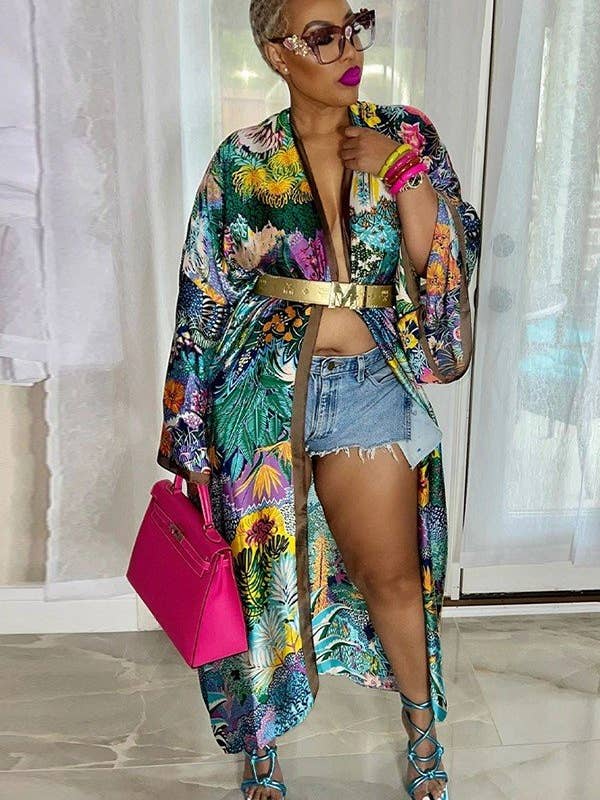 Aria Romance - Wholesale Kimono - Women's - Colorblock Smock Top3