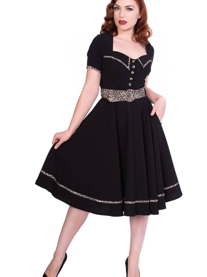 Timeless London - Wholesale Dress – Women's - Yael Animal Print Swing Dress