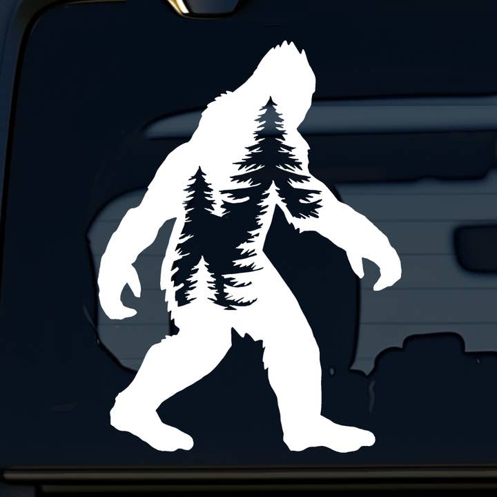 Bigfoot Sasquatch Vinyl Decal for Car Window, Water Bottle for wholesale by Hive Decals
