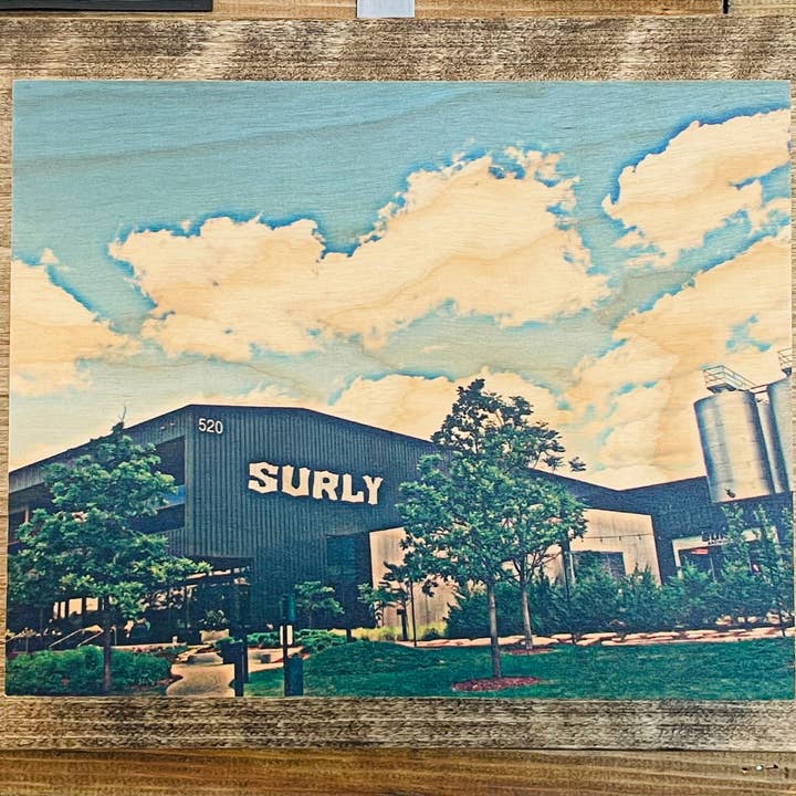 Arte de pared de doble montaje de 8 x 10 pulgadas - Surly para venta al por mayor de Homespun Goods