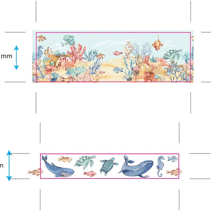 Ecstasy Crafts Distributing - Wholesale Washi Tape - Craft Consortium Ocean Tale - Washi Tape1