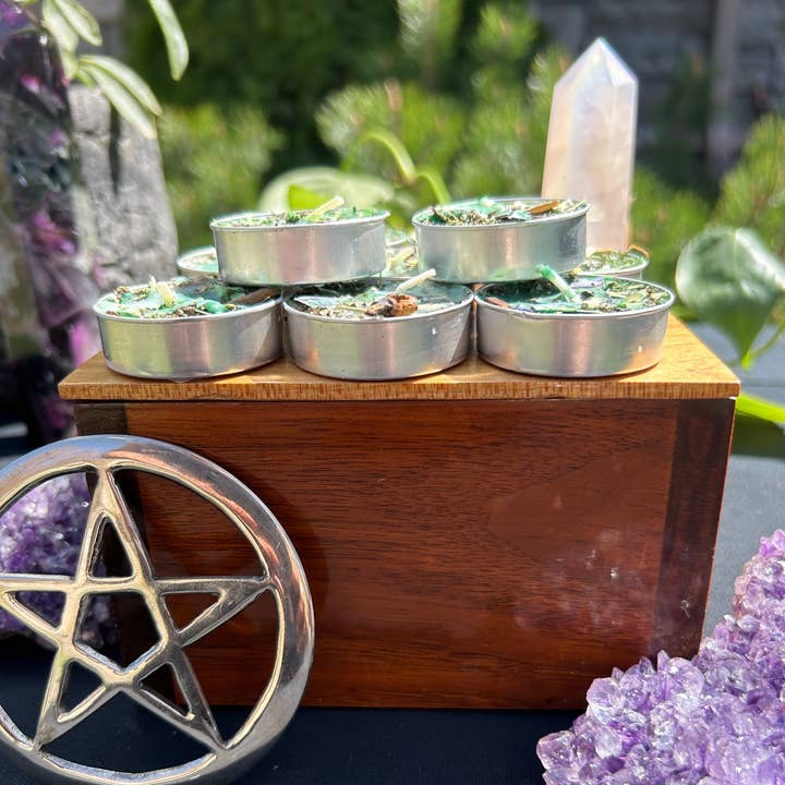 You Are Uniquely Magic - Wholesale Tea Light Candles - Prosperity And Wealth Tealight Spell Candles4