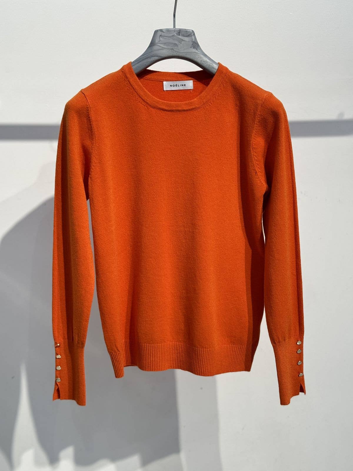 NOELINE - Wholesale Knit Sweater - Women's - Round neck fine knit sweater 252044