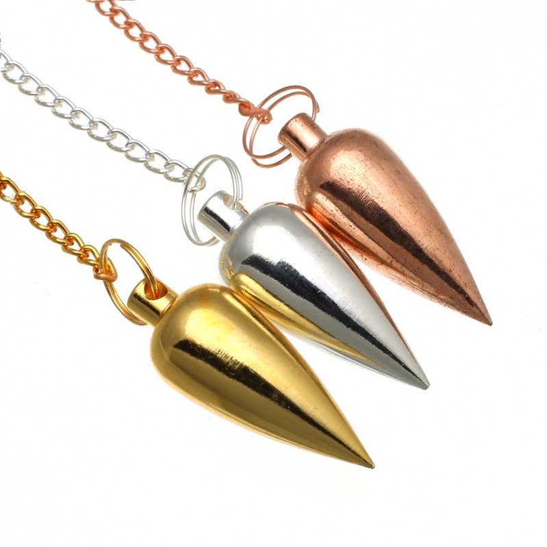 UniArt - Vente Accessoire de méditation - Pendule Conique Semi-Ovale En Métal3