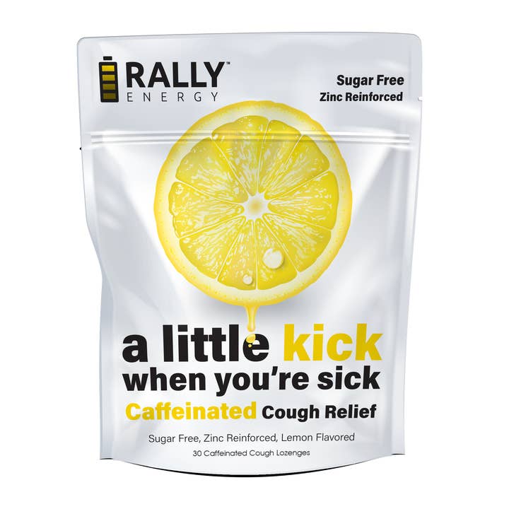 Rally energy – Großhandel Lutschtabletten/Hustenbonbons – Rally Energy Hustenfreisetzung - Koffeinhaltige Zitronen-Husten-Lutschtabletten