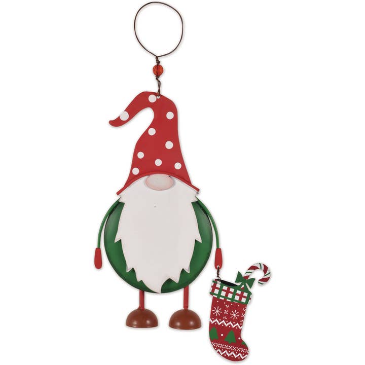 Gnome Stocking Ornament for wholesale by Sunset Vista Designs