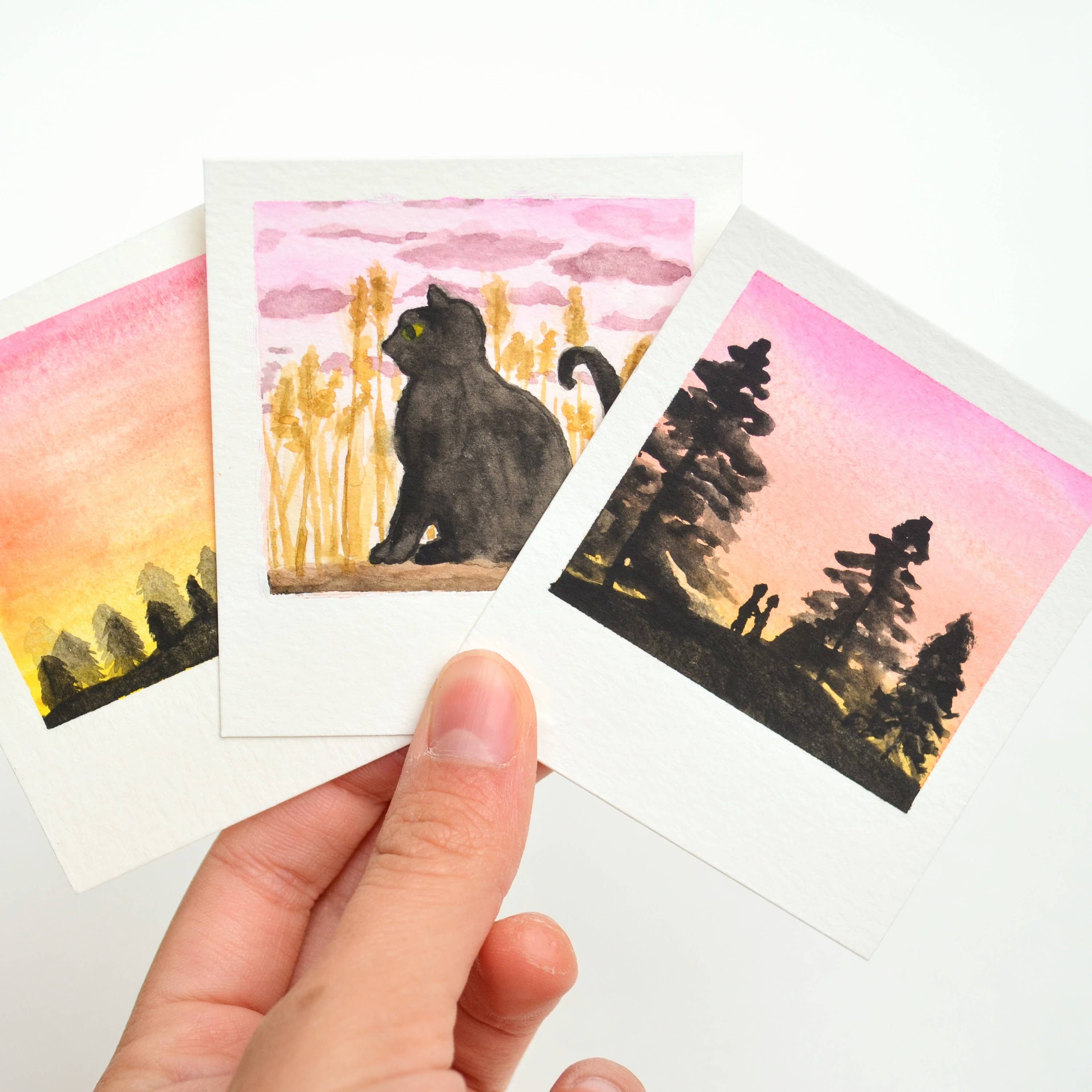 Lavender Chai Co. - Vendita all'ingrosso Kit per lavoretti fai da te - Mini kit di pittura - Sunset3