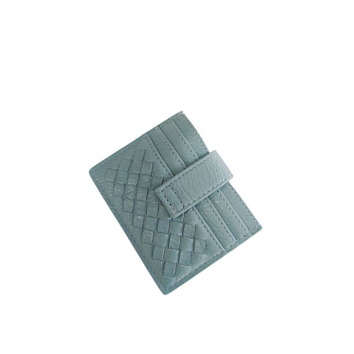 Superbia - Wholesale Card Holder - Women's - Handmade Woven Premium Quality Pu Flat Card Holder Note -a602
