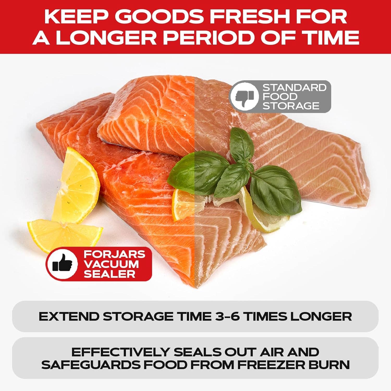 FORJARS – Engroshandel Indpakning/pose til opbevaring af mad – 100 tællinger 11x16 vakuumforseglingsposer6