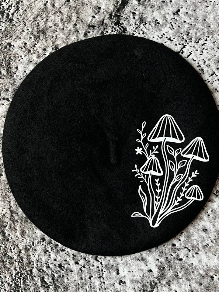 Veganistische baret - Paddestoelen voor wholesale door Witchwood Bags