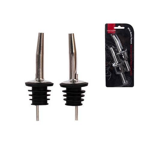 Luciano Gourmet - Wholesale Pour Over & Dripper - L.Gourmet, 2-pc Wine Bottle Pourers Set