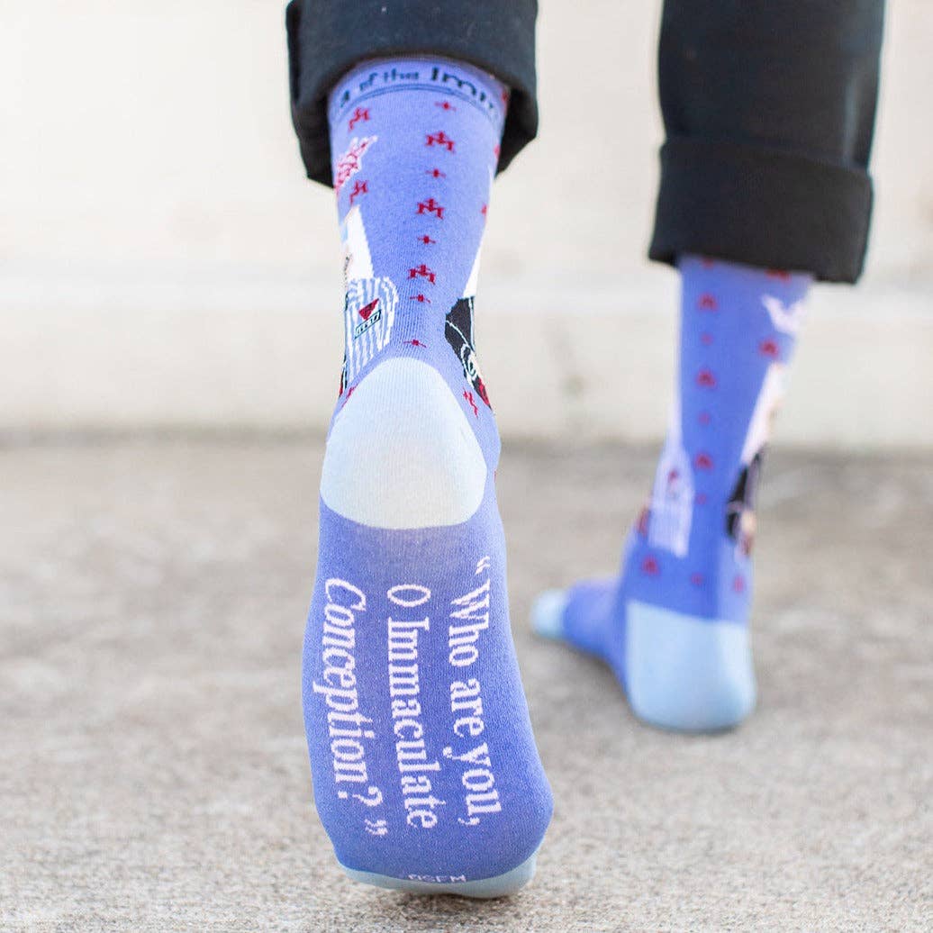 Sock Religious - Vente Chaussettes – unisexe - Chaussettes pour adultes St. Maximilien Kolbe2