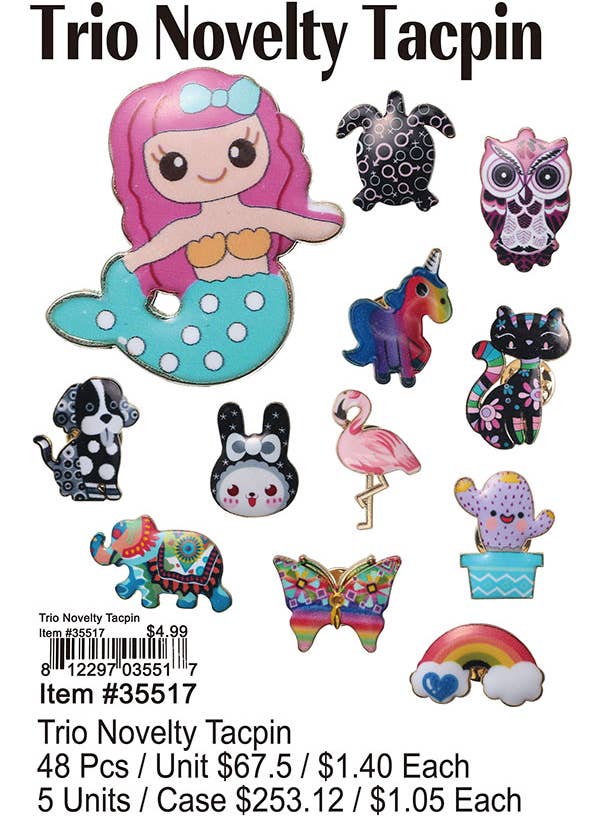 Pince à tacter Trio Novelty pour la vente par Puka Creations