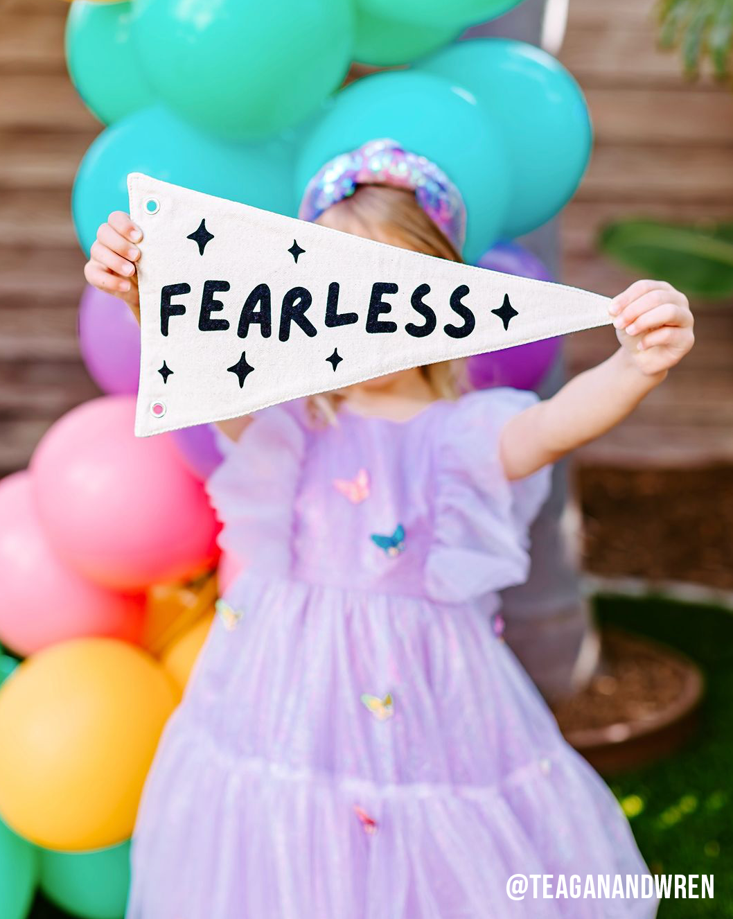 Cherrypick - Wholesale Flag - Fearless Canvas Pennant Flag - Kids Decor3