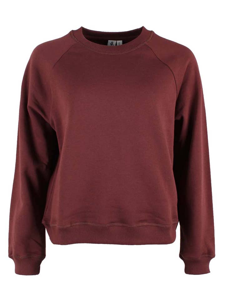 Danefae København - Wholesale Sweatshirt - Women's - Danemama Moleton Sweat Dark Red