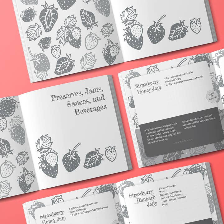 Denali & Co. - Wholesale Cookbook - 101 Strawberry Recipes Pocket-Size Cookbook