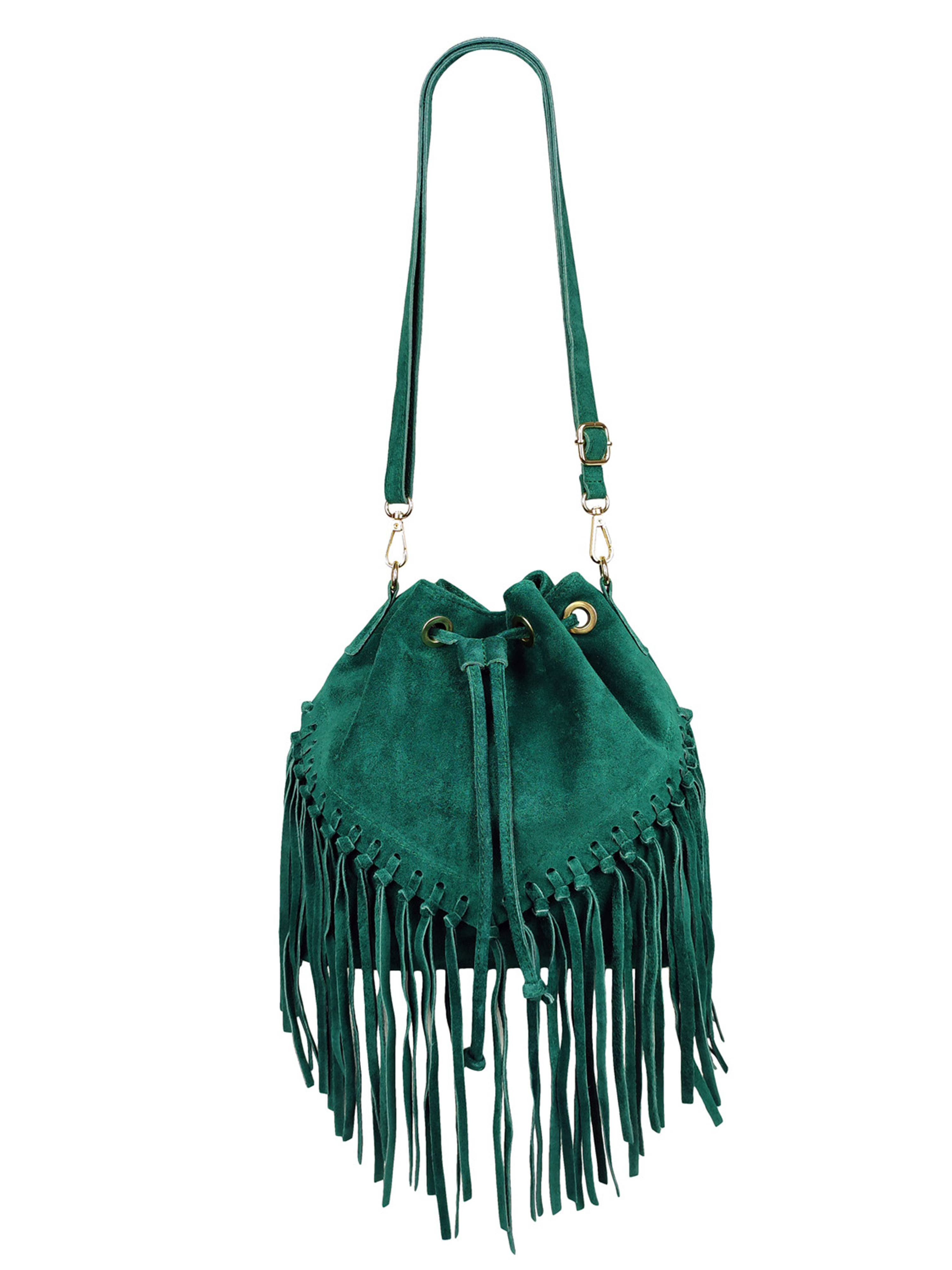 Florence Leather - Wholesale Shoulder Bag - Women's - Fringed suede bag13