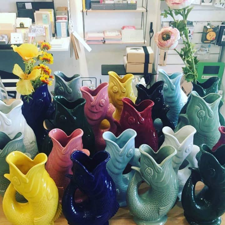 Gluggle Jug / The Gluggle Jug Factory - Wholesale Jug - Eau de Nil Original Gluggle Jug8