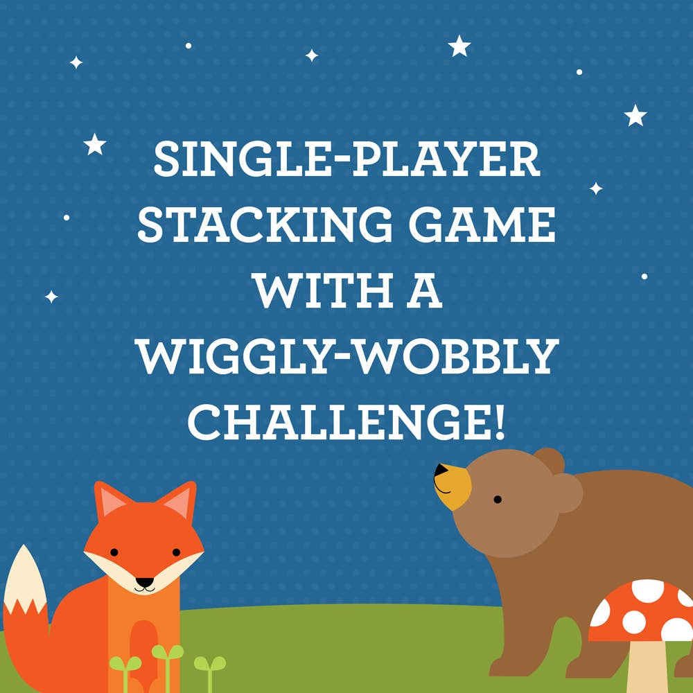 Chronicle Books - Wholesale Stacking Game - Woodland Wobble: A Wildlife Stacking Game5