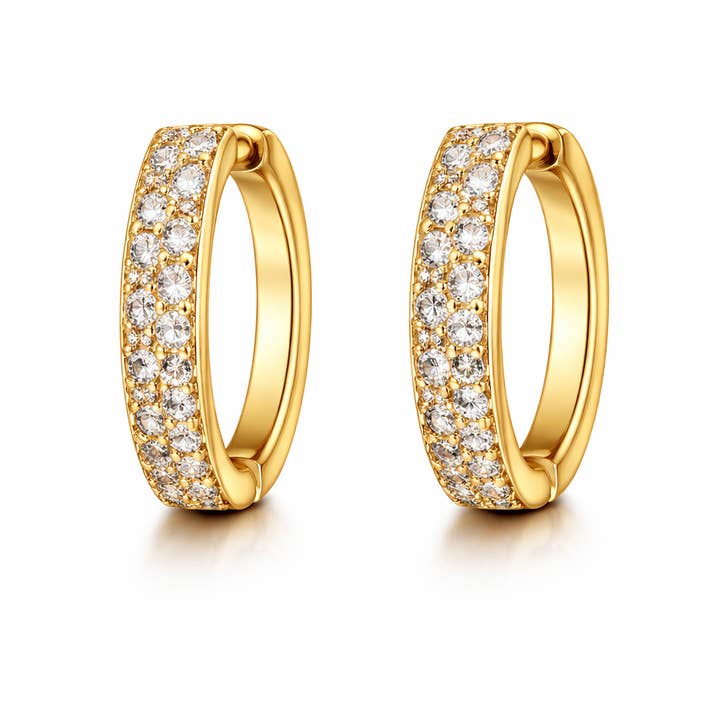 HU-7004 voor wholesale door 14k18k Gold Earrings Inc.
