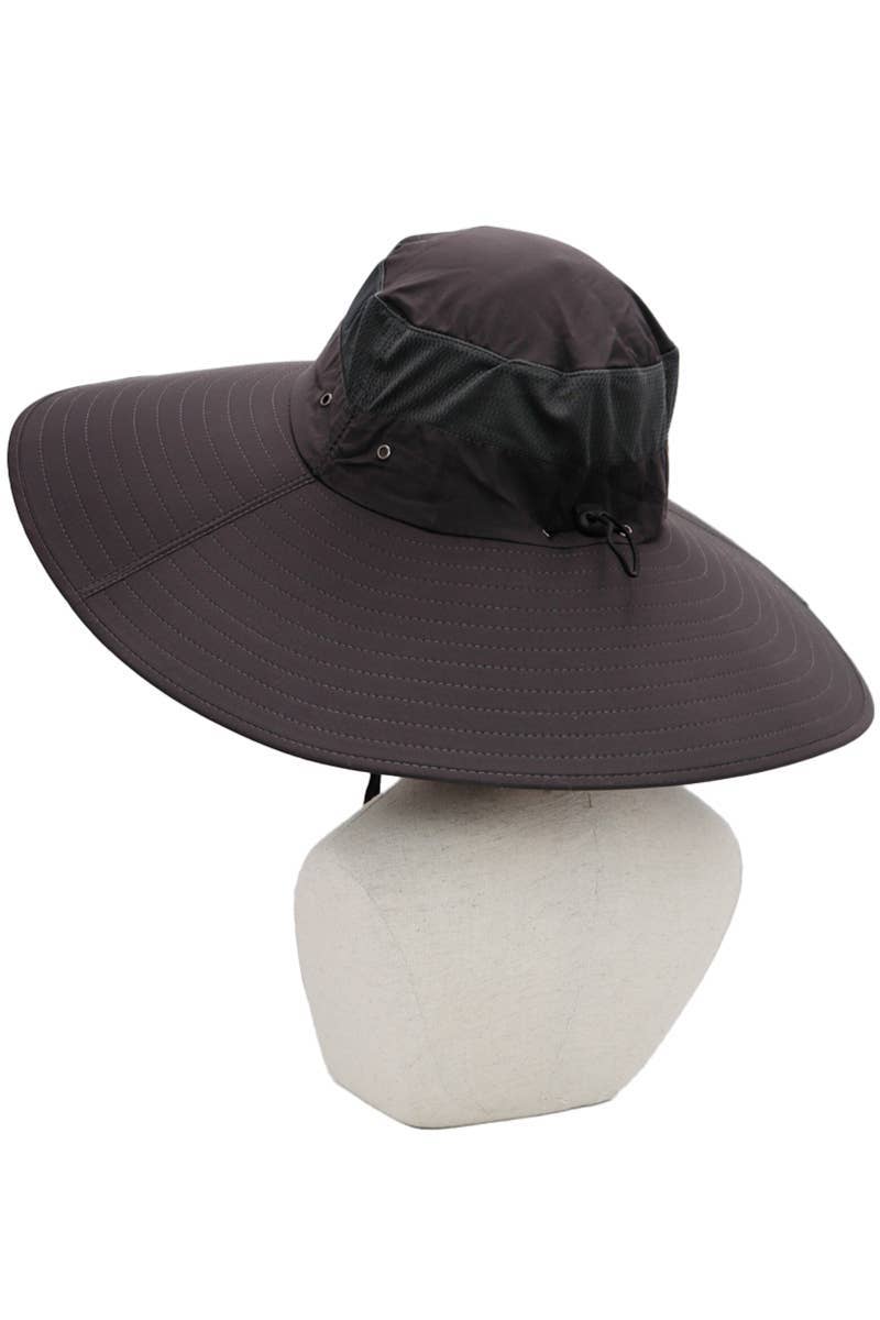 Cap Zone – Chapéu de pescador - Mulher por atacado – Mesh Top Top Extra Larga Bim Chapéu Pescador Boonie3