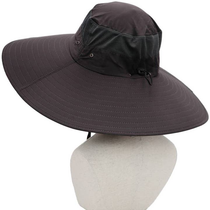 Cap Zone – Chapéu de pescador - Mulher por atacado – Mesh Top Top Extra Larga Bim Chapéu Pescador Boonie3