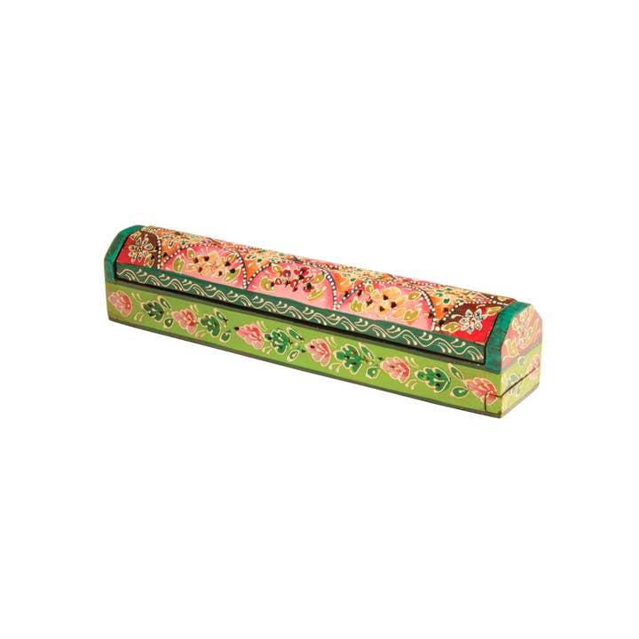 Namaste - Wholesale Incense Holder - Hand Painted Wooden Incense Box1