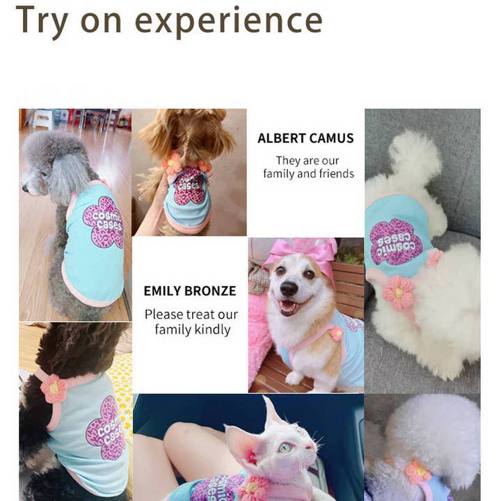 Blue New Ins-Style Pet Vest – Breathable Ice Silk Cotton_CWMM5852 for wholesale on Faire3