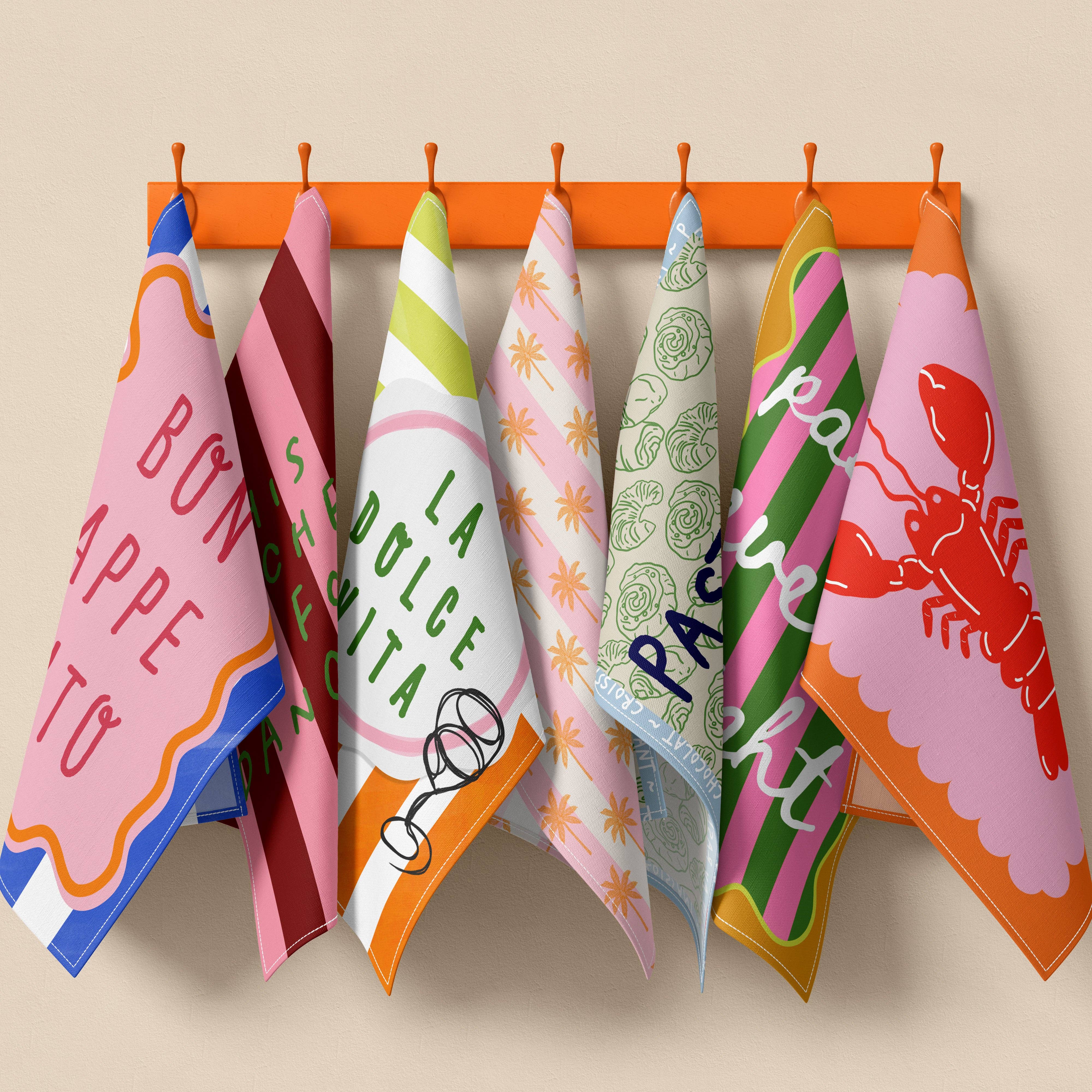 Maddison Ball Creative - Wholesale Tea Towel - Ciao Bella Tea Towel4