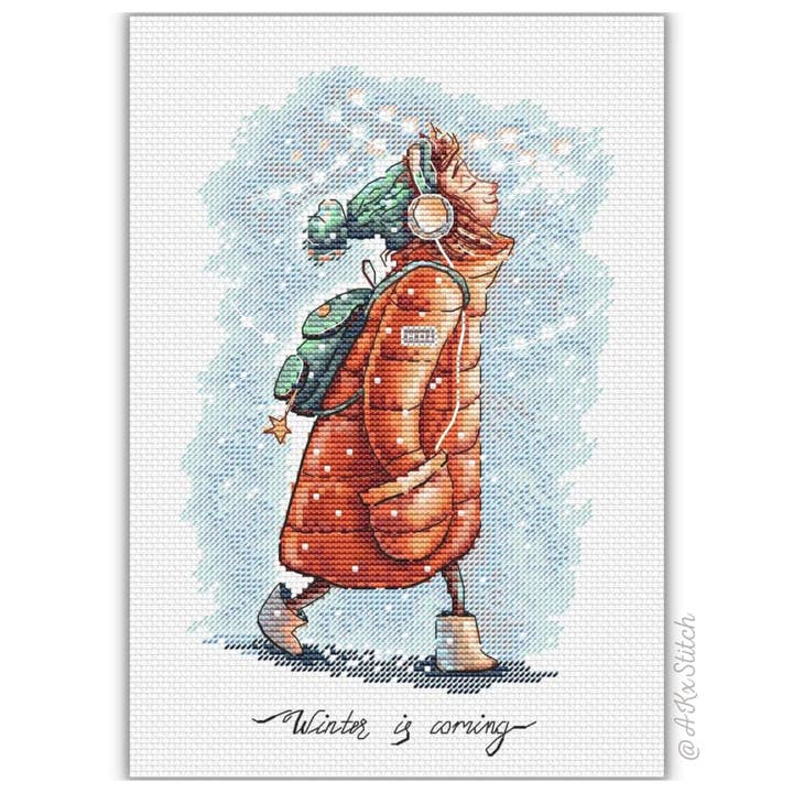Kit de point de croix Winter is Coming pour la vente par AKxStitch