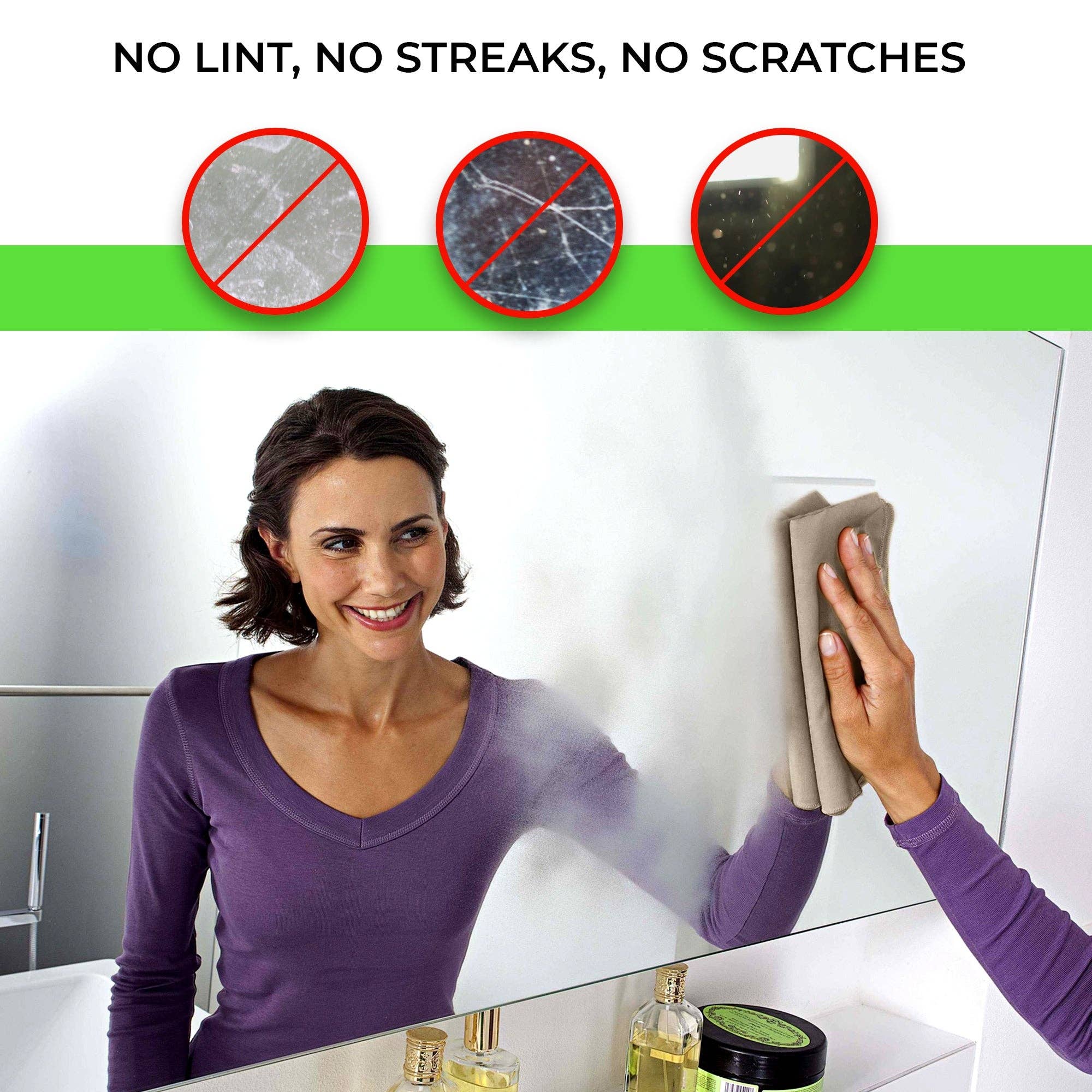 Tilo The Ultimate - Venta al por mayor Paño de limpieza - Paño de limpieza de microfibra TiLo, 19.75 x 13 pulgadas, reutilizable, beige6