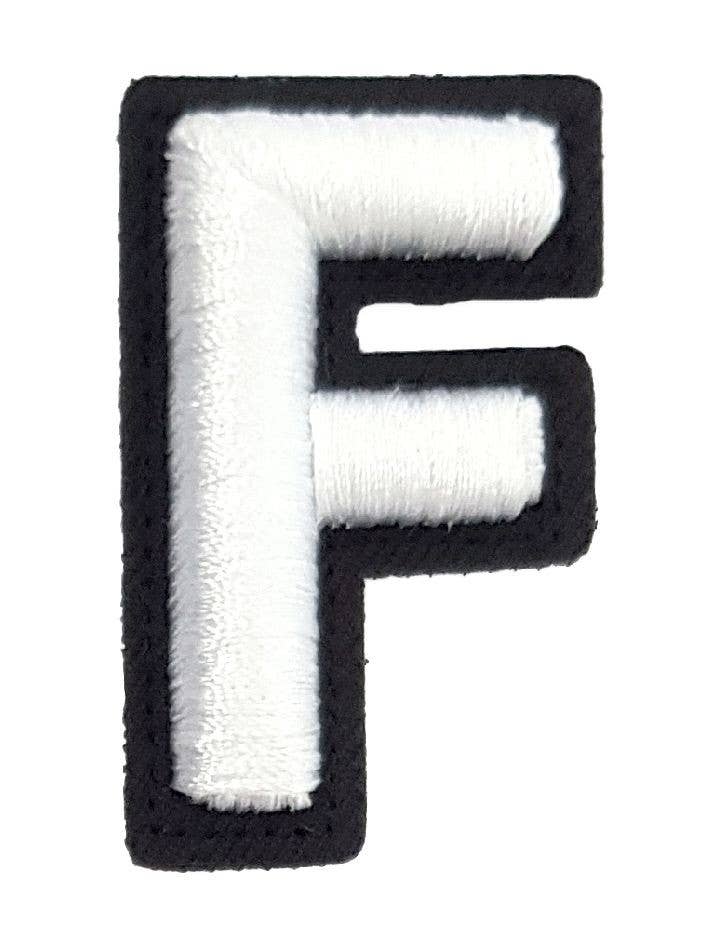 Tela 3D blanca con letra F para venta al por mayor de Missive Paris