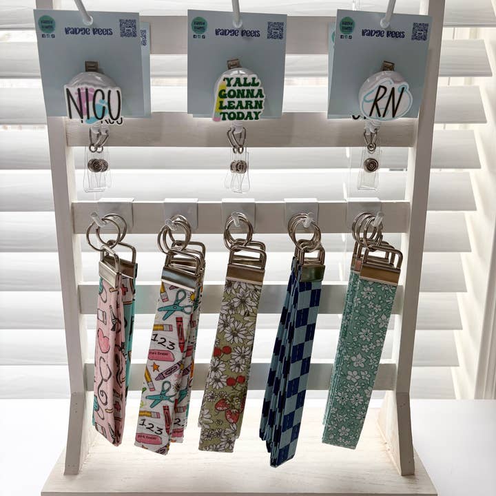 Katesy Things - Wholesale Badge Accessory - Women's - Pencil Bow Badge Reel - Teacher2