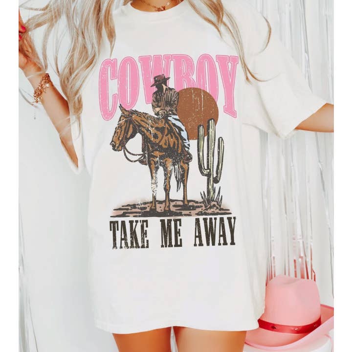 Cowboy Take Me Away Shirt, Western Shirt for wholesale by Eleven Fashion
