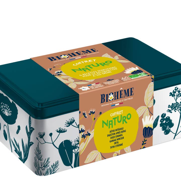 Biohême - Wholesale Gift Box - Naturo Box - x60 Organic Tea Bags0
