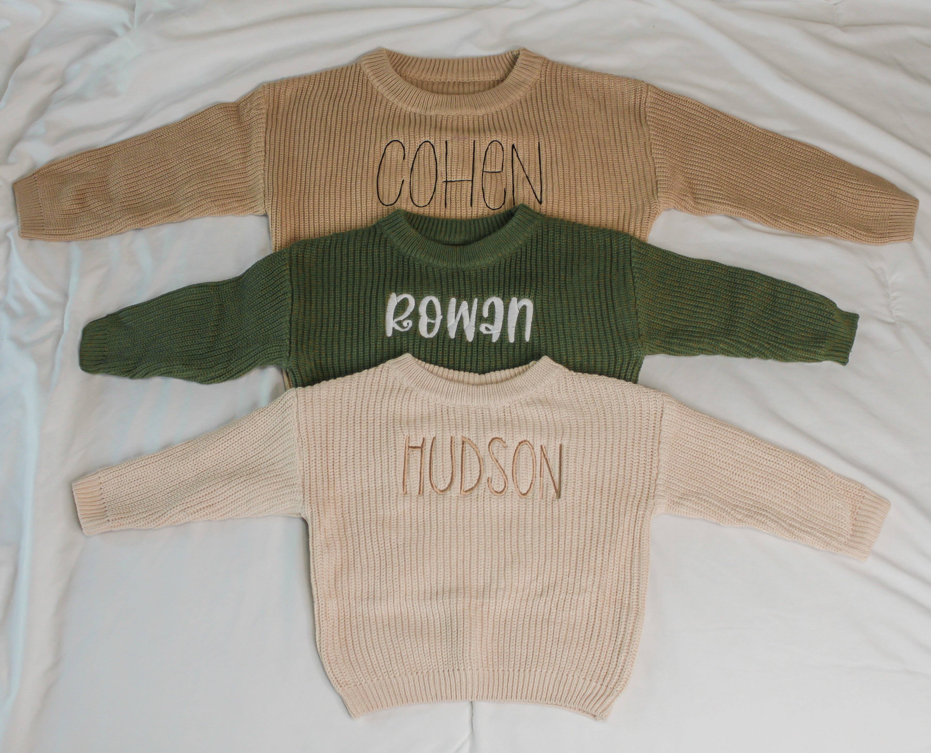 Rebellious Rose – Engroshandel Sweater - Børn – Engros broderede strikkede trøjer1