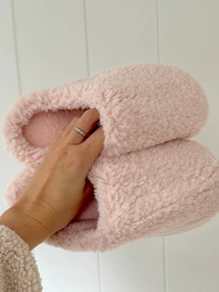 Plush Home Cotton Slippers for wholesale by VividLux