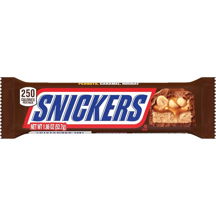Snickers 52,7 g - Caixa com 48 unidades por atacado de I Got Your Candy