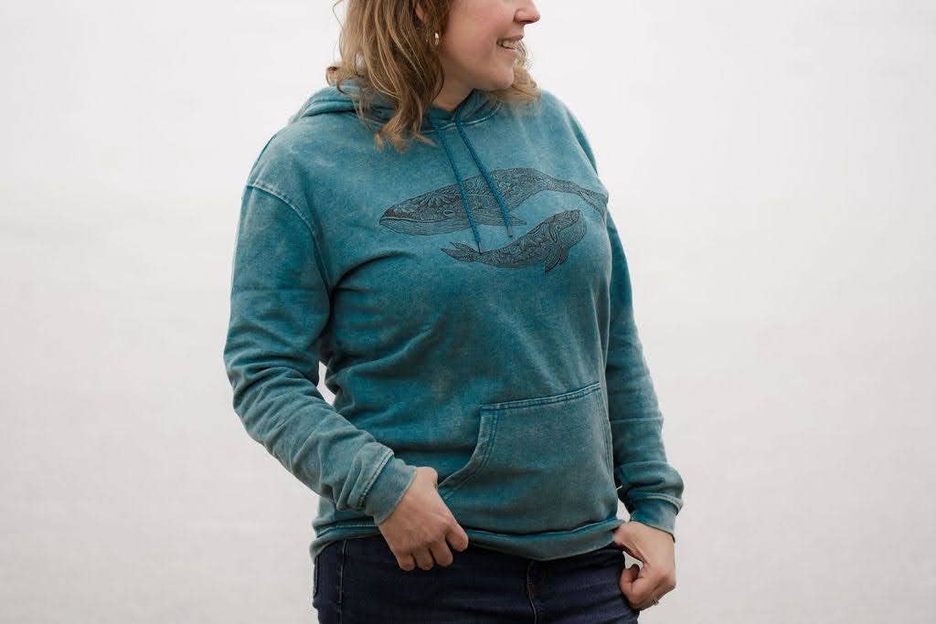 Your Green Kitchen - Vendita all'ingrosso Felpa con cappuccio - Donna - Felpa con cappuccio Whale/Felpa con cappuccio/Felpa